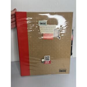 K & Company XXL Red Smash Book 11x13.5 Pocket Style Memory Journal